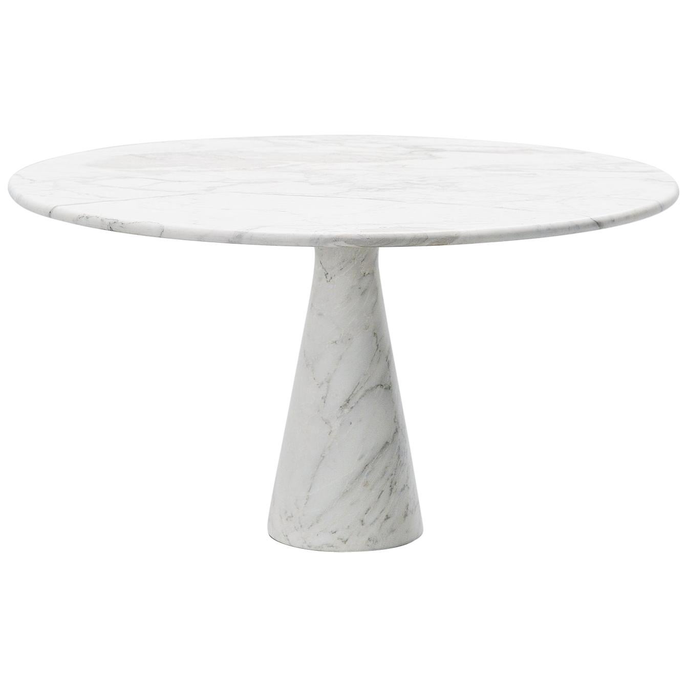 Angelo Mangiarotti M1 T70 Dining Table Carrara Marble, Italy, 1969