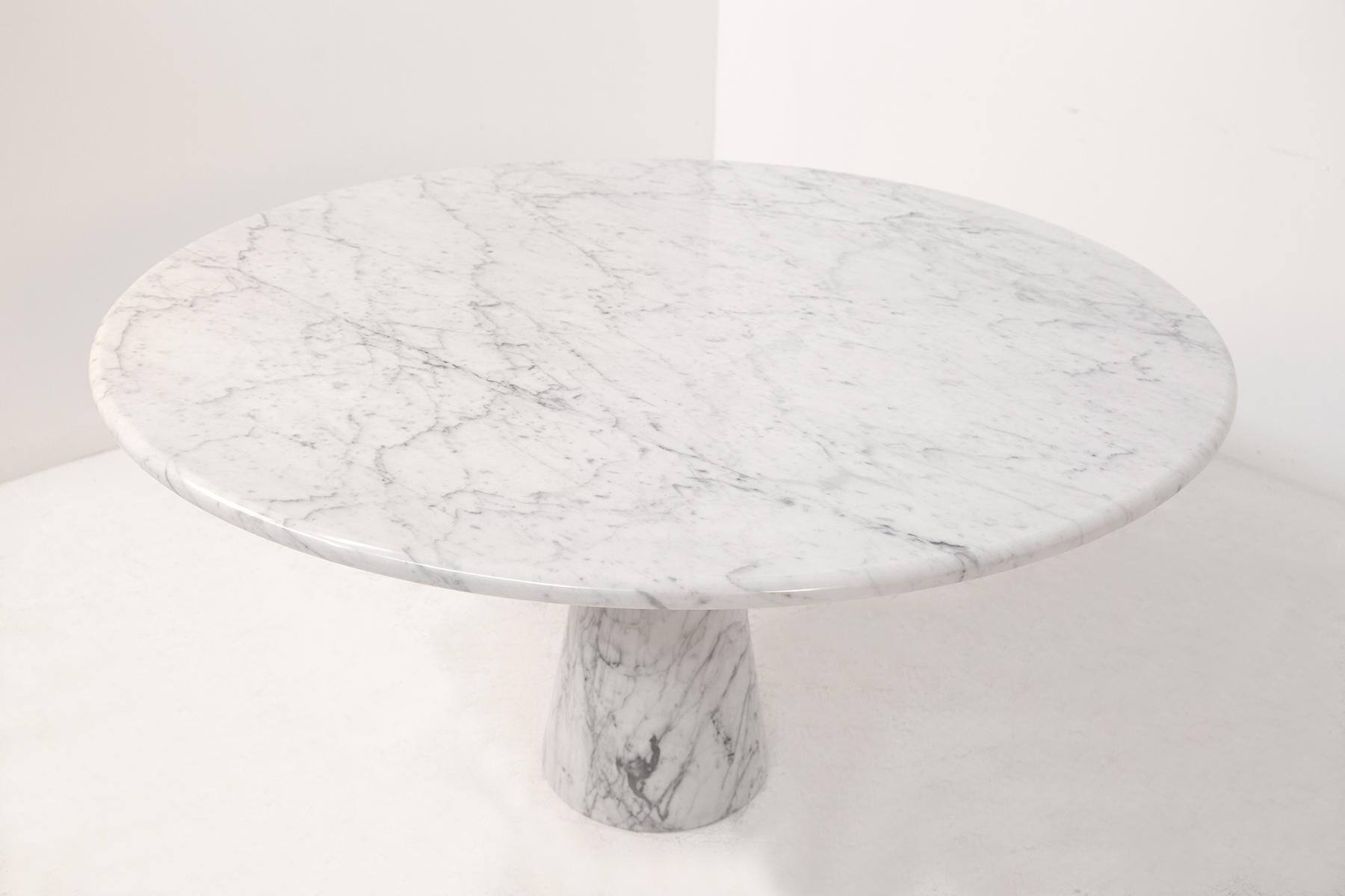 Angelo Mangiarotti M1 T70 Table for Skipper in Carrara Marble, 1969s 2