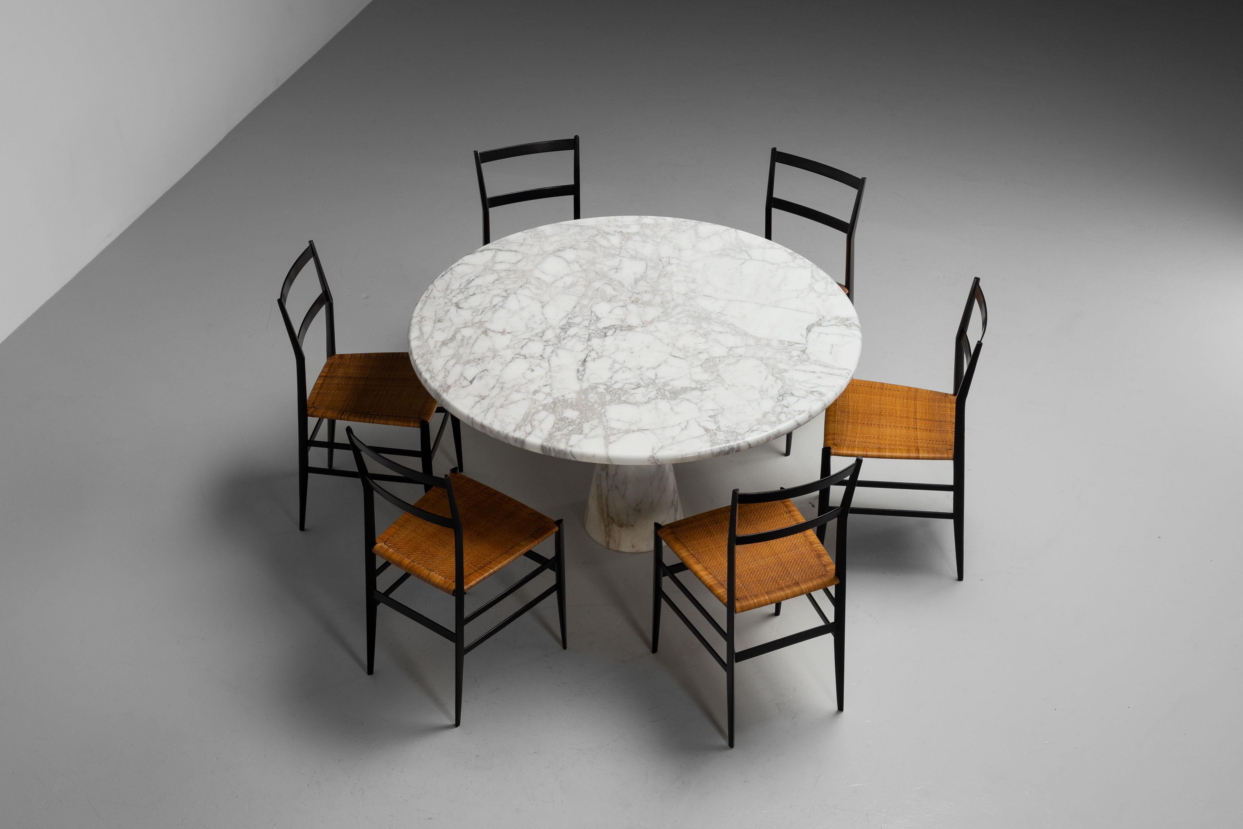 Angelo Mangiarotti M1T70 dining table Skipper Italy 1969 6