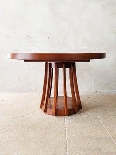 Angelo Mangiarotti Mahogany Dining Table for La Sorgente dei Mobili 1970s