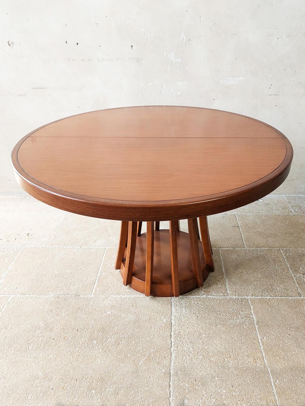 Mid-Century Modern Table de salle à manger Angelo Mangiarotti pour La Sorgente dei Mobili, 1970 en vente