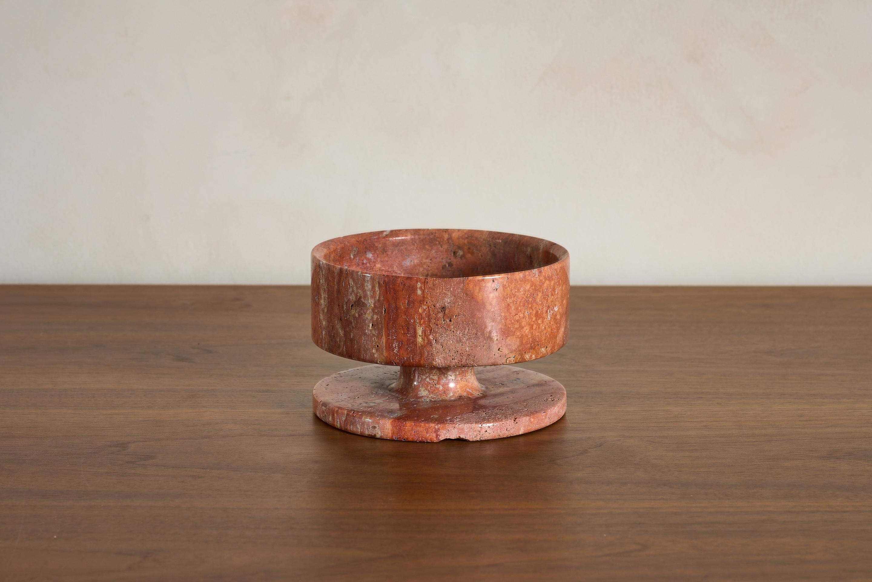 Angelo Mangiarotti Marble Catch All In Good Condition For Sale In Beverly Hills, CA