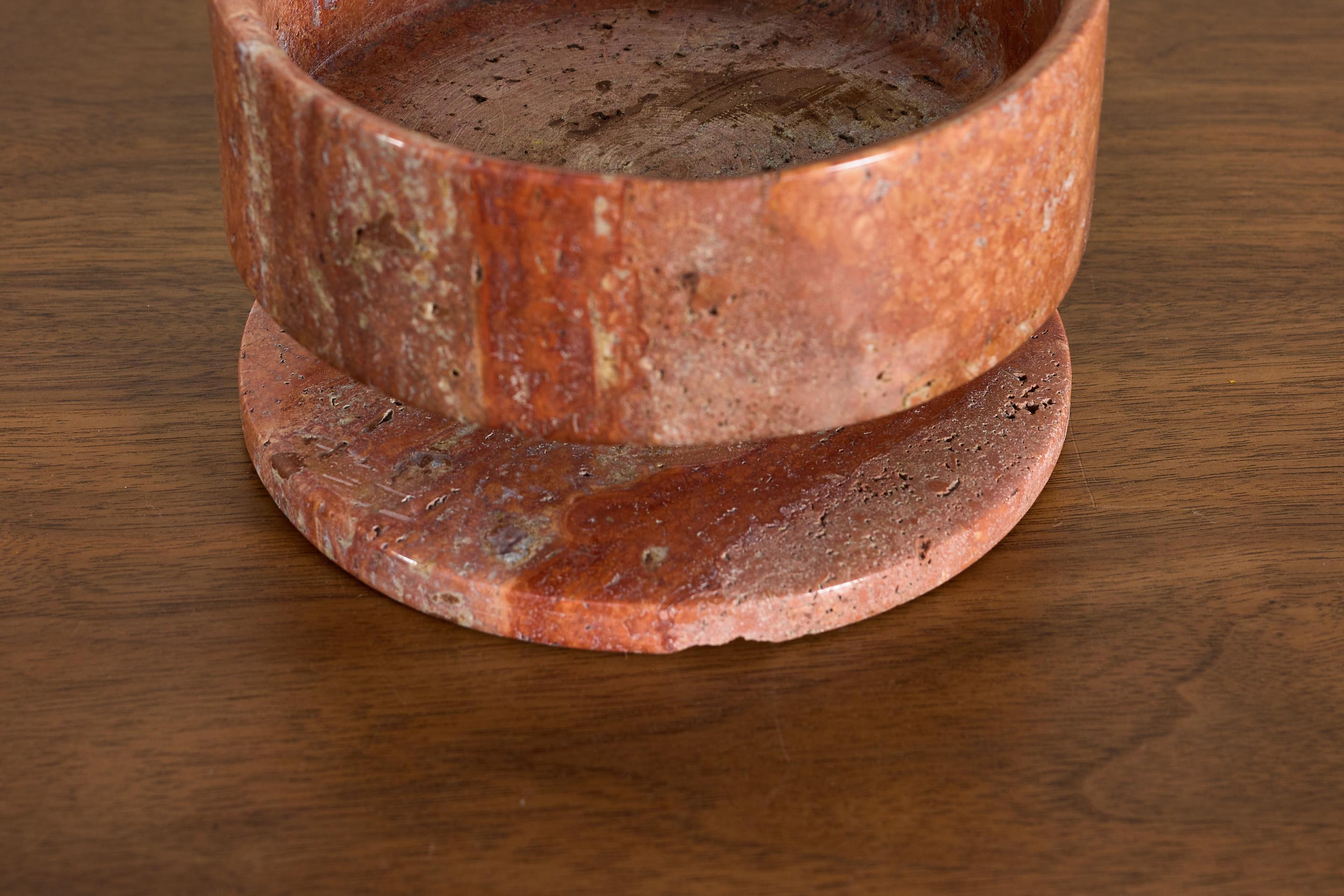 Angelo Mangiarotti Marble Catch All For Sale 1