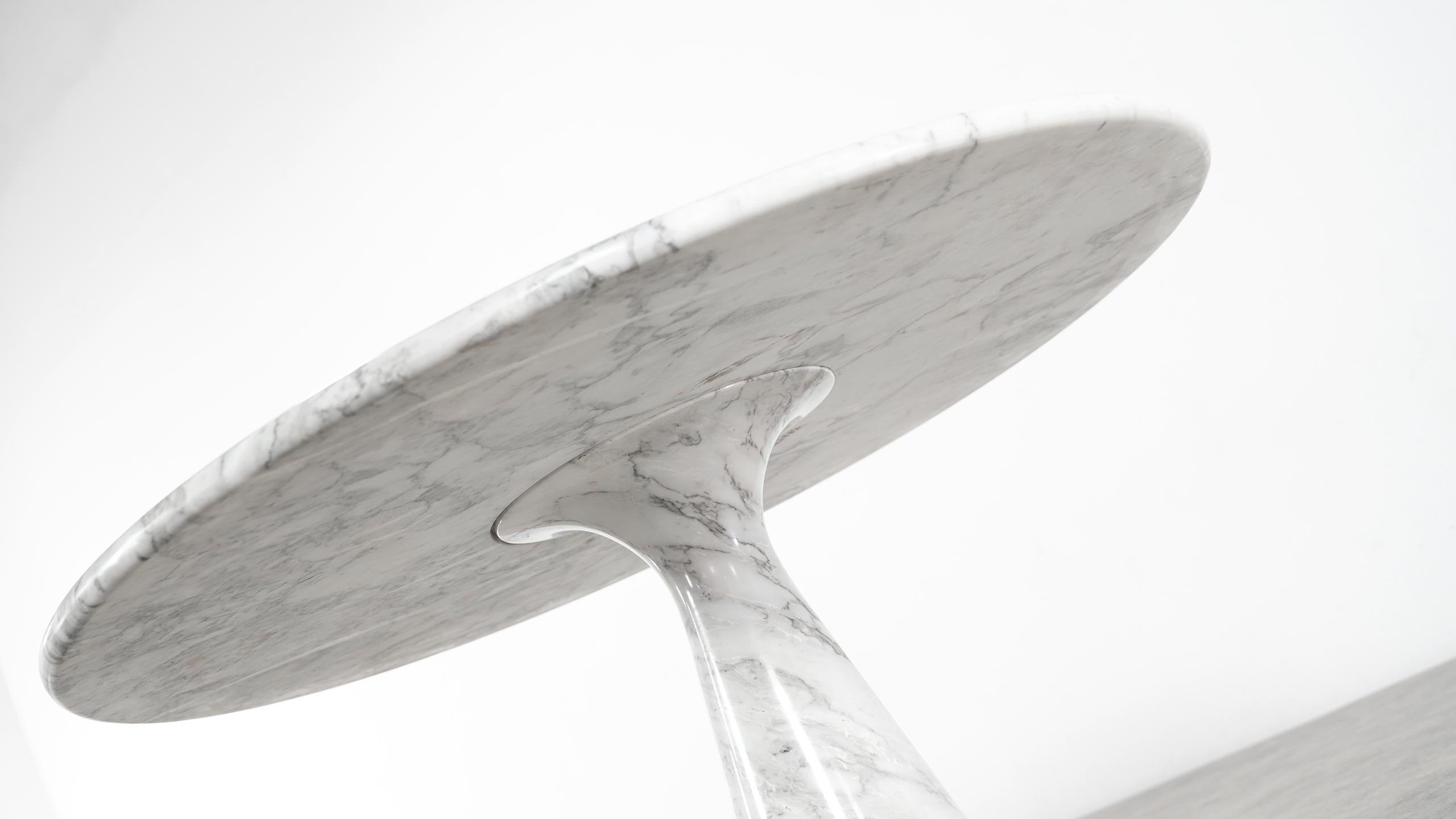 Angelo Mangiarotti Marble Dining Table 1972 by Skipper, Italy 1