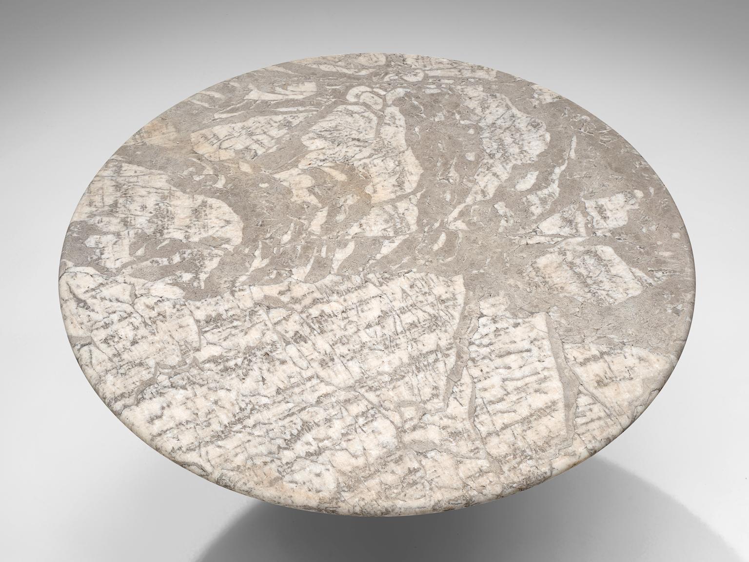 Angelo Mangiarotti Marble Pedestal Table 1