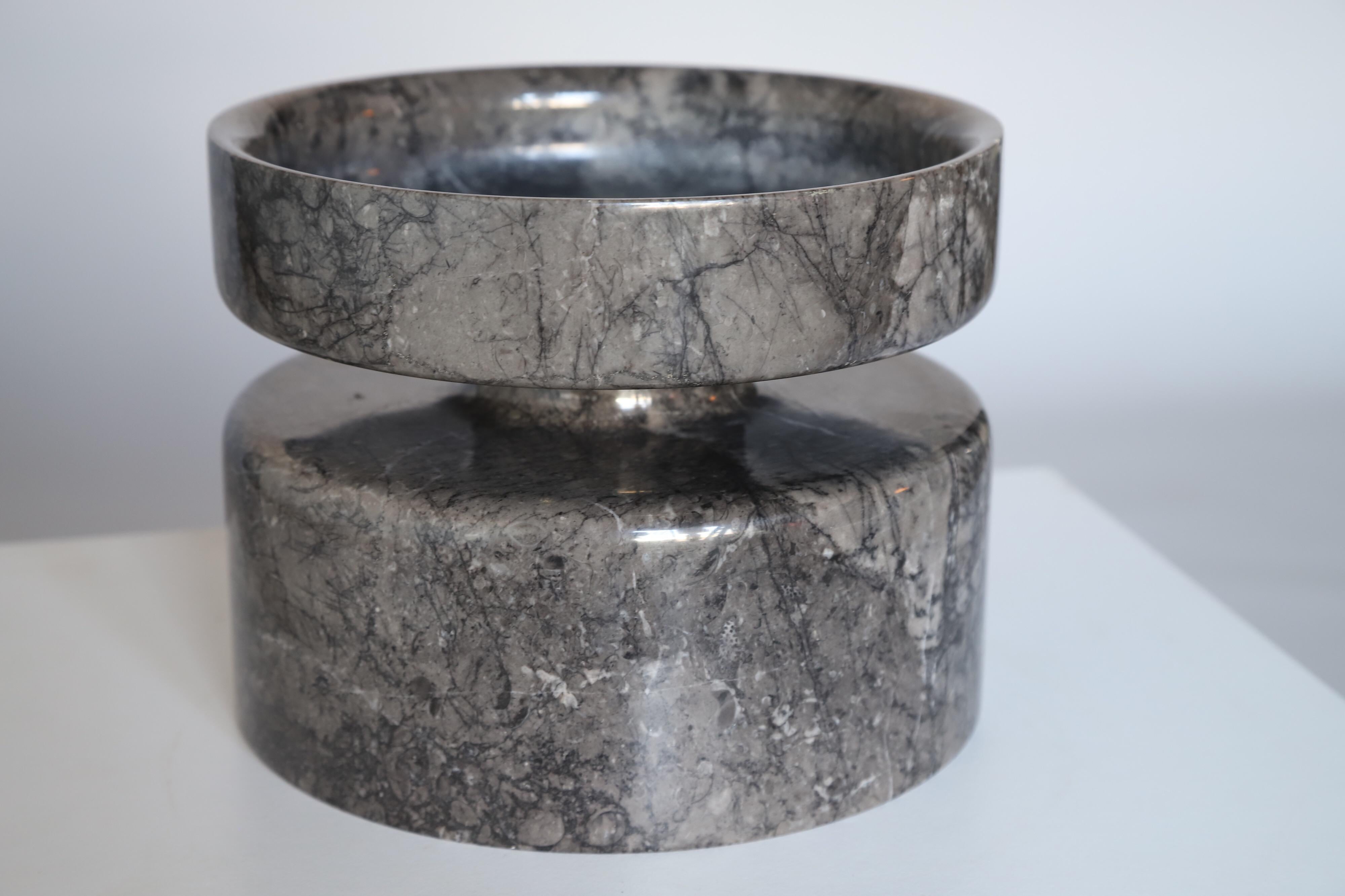 Angelo Mangiarotti Marble Vessel Bowl for Knoll 2