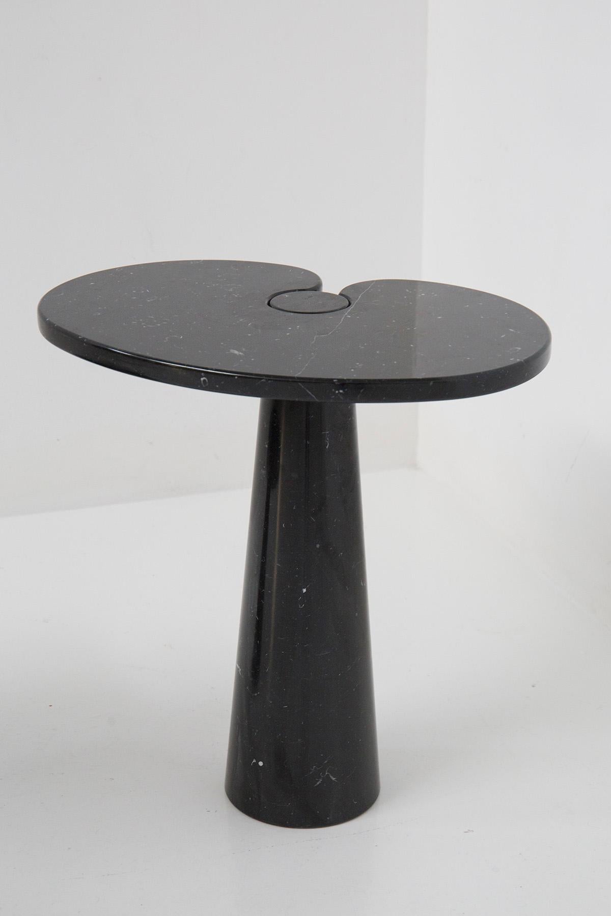 Angelo Mangiarotti Marquina Marble Coffee Tables by for Skipper In Excellent Condition In Milano, IT