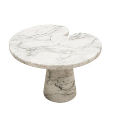 Angelo Mangiarotti Mid Century Eros Italian Side Tables Made of Marble