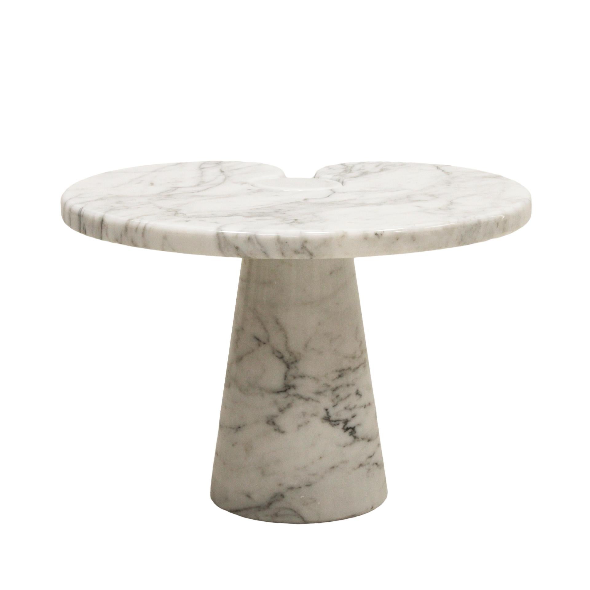 Angelo Mangiarotti Eros Italienische Beistelltische aus Marmor aus der Mitte des Jahrhunderts (Moderne der Mitte des Jahrhunderts) im Angebot