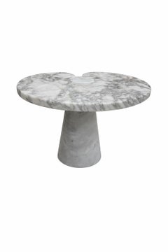 Angelo Mangiarotti Mid-Century Modern Eros Marble Italian Side Table, Set of 2
