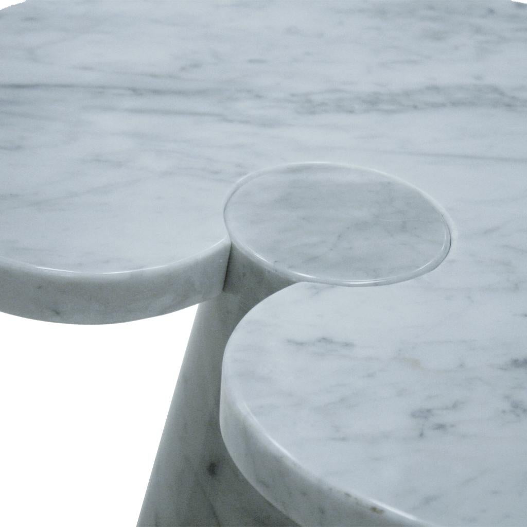 Angelo Mangiarotti Mid-Century Modern Serie Eros Marble Italian Side Table 5