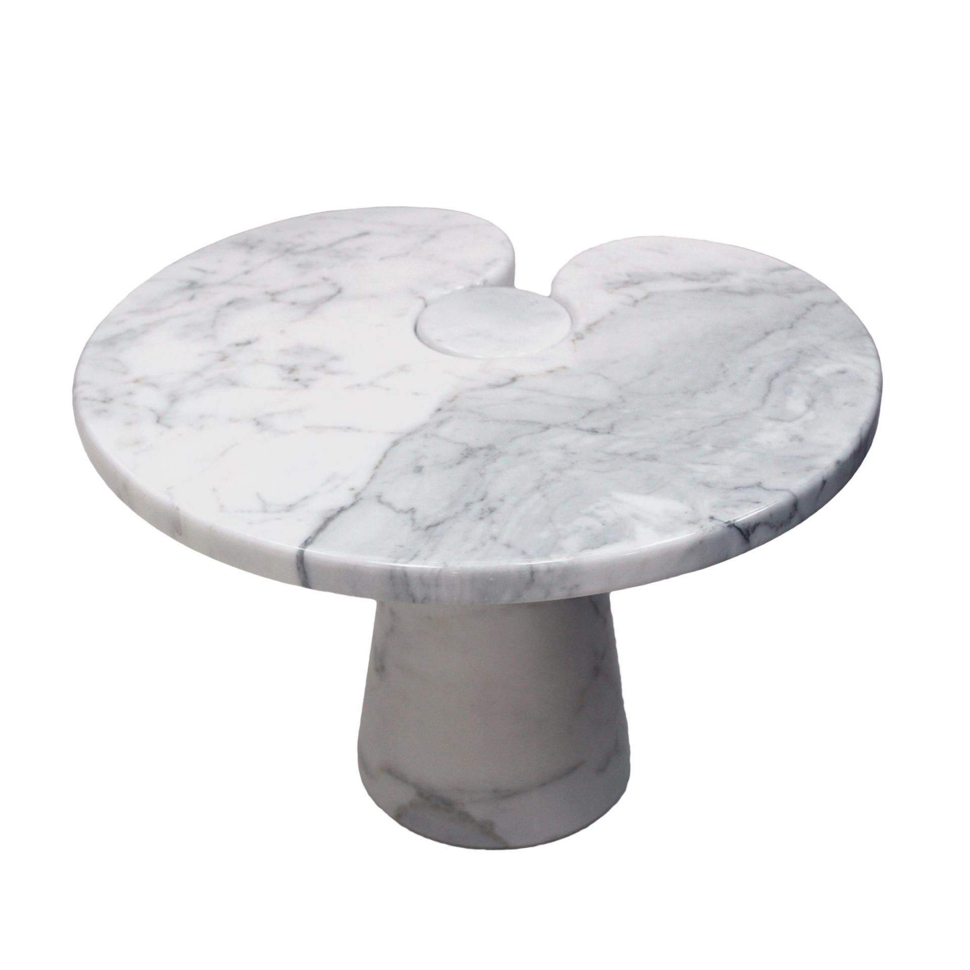 Angelo Mangiarotti Mid-Century Modern Serie Eros Marble Italian Side Table In Good Condition In Ibiza, Spain
