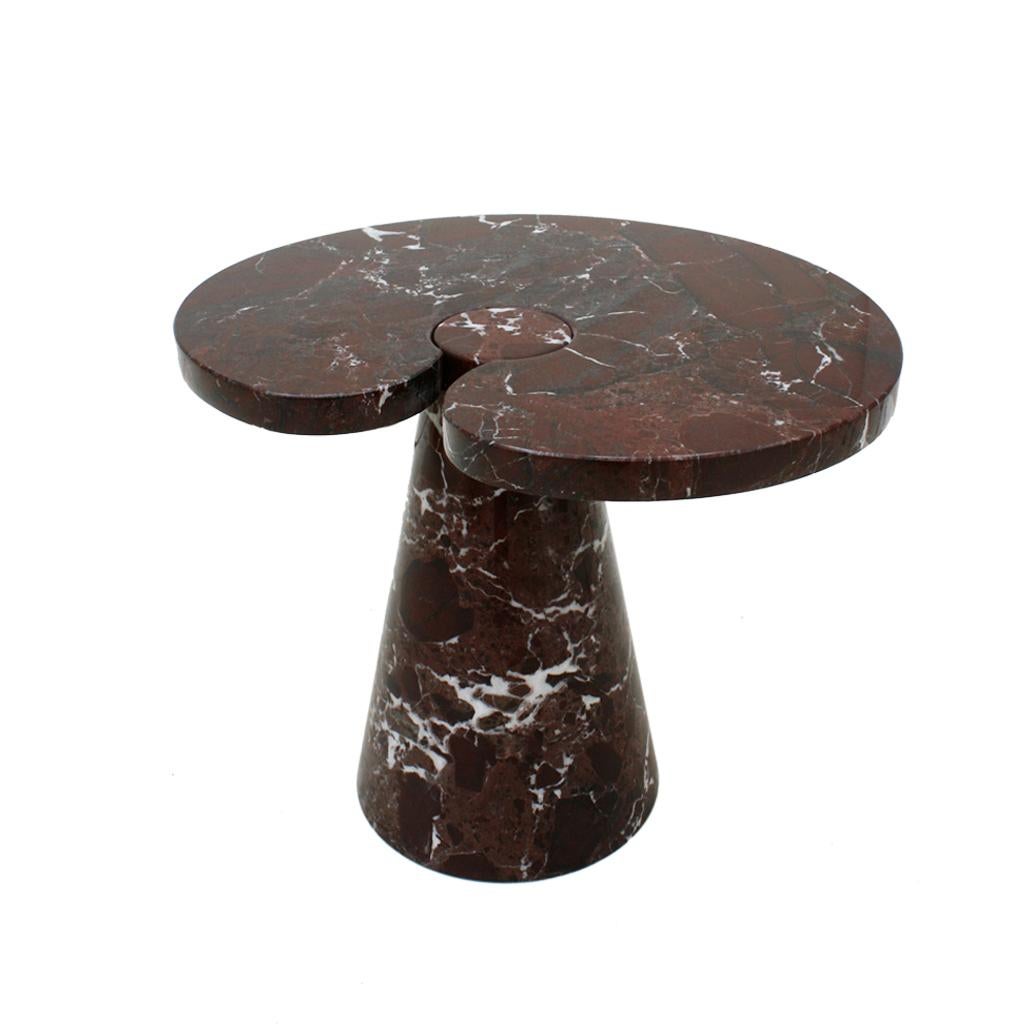 Angelo Mangiarotti Mid-Century Modern Serie Eros Marble Italian Side Table In Good Condition In Madrid, ES