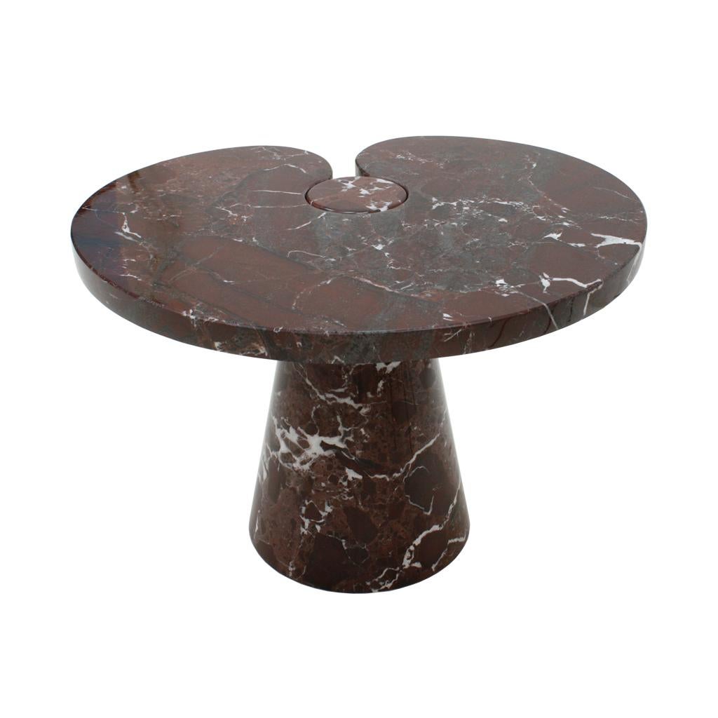 Late 20th Century Angelo Mangiarotti Mid-Century Modern Serie Eros Marble Italian Side Table