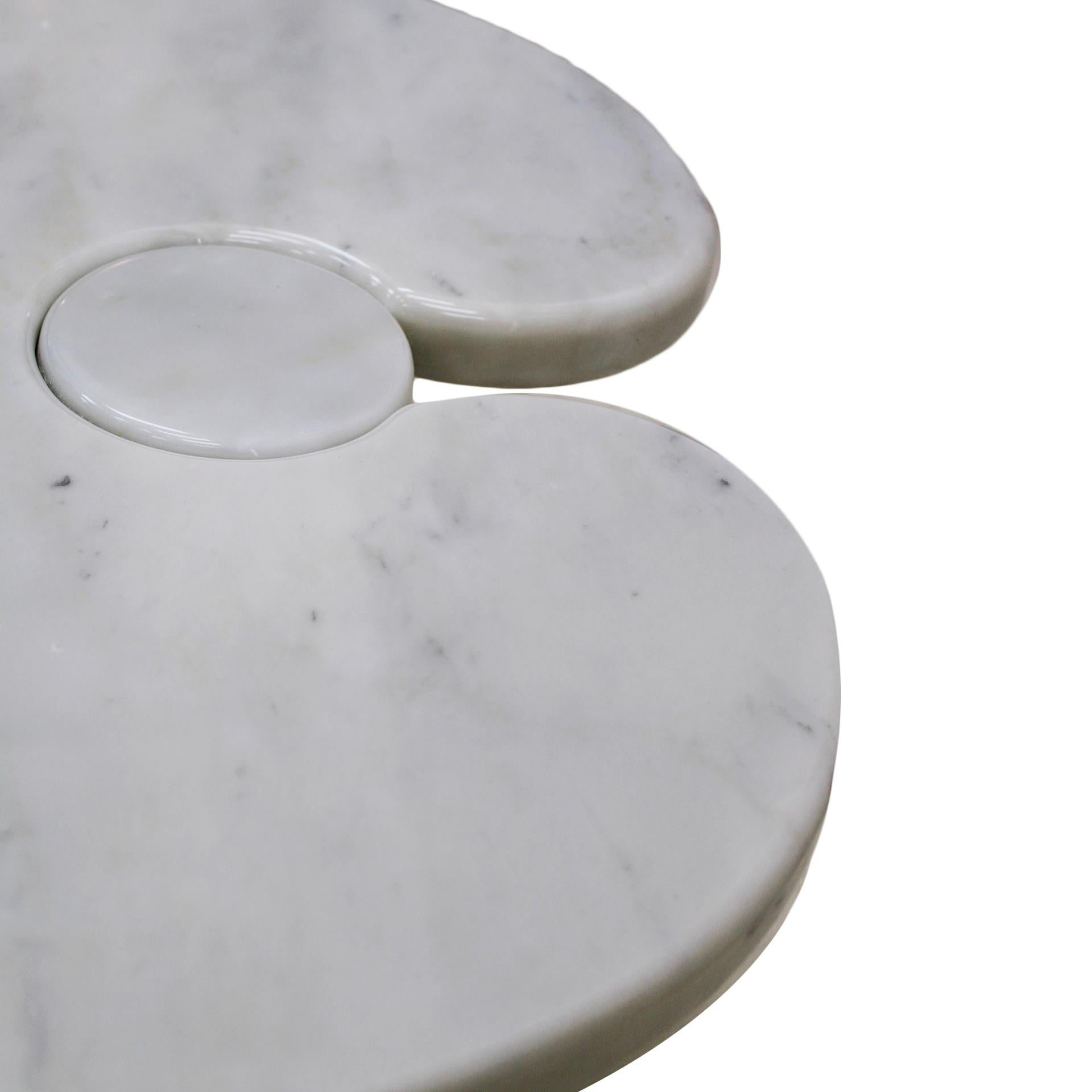 Late 17th Century Angelo Mangiarotti Mid-Century Modern Serie Eros Marble Italian Side Table For Sale