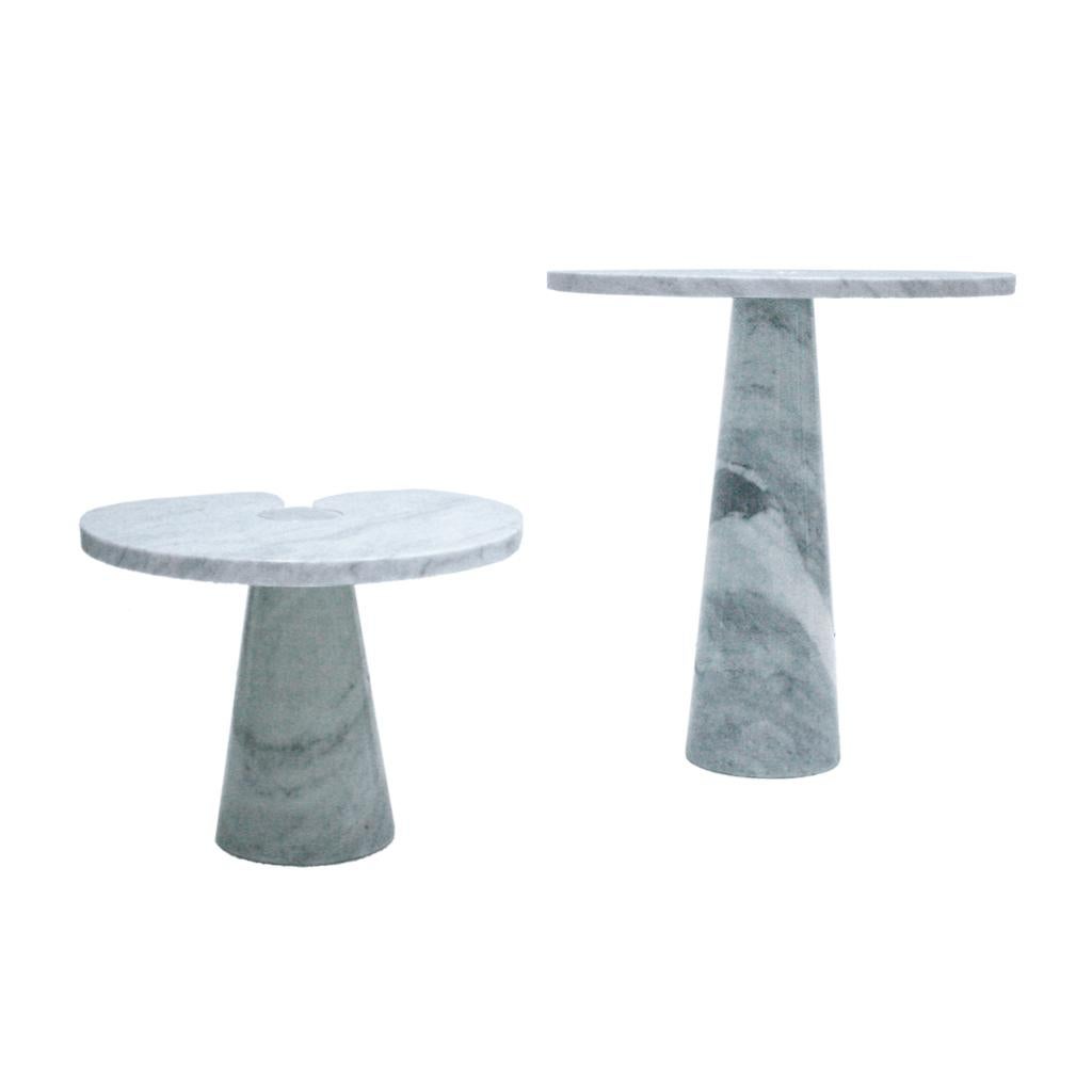 Angelo Mangiarotti Mid-Century Modern Serie Eros Marble Italian Side Table In Good Condition In Madrid, ES