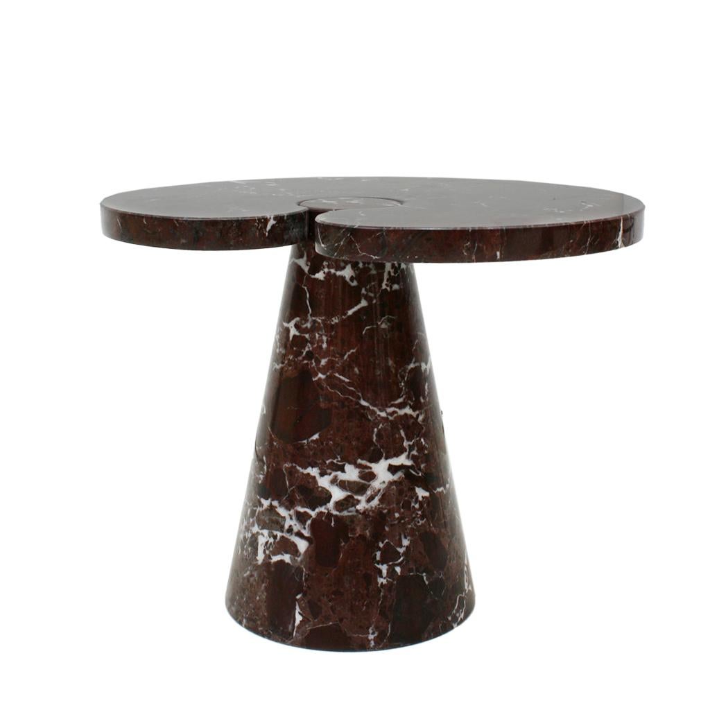 Angelo Mangiarotti Mid-Century Modern Serie Eros Marble Italian Side Table 2