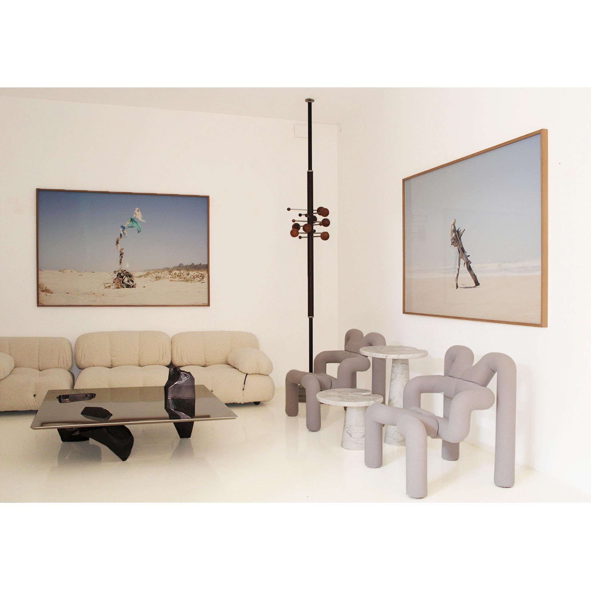Angelo Mangiarotti Mid-Century Modern Serie Eros Marble Italian Side Table For Sale 2
