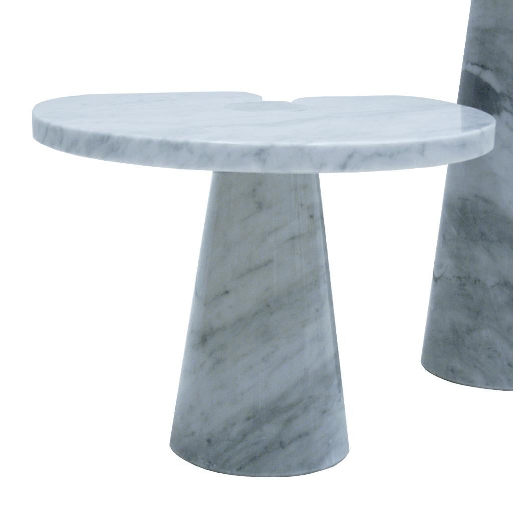 Angelo Mangiarotti Mid-Century Modern Serie Eros Marble Italian Side Table 1