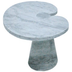 Angelo Mangiarotti Mid-Century Modern Serie Eros Marble Italian Side Table