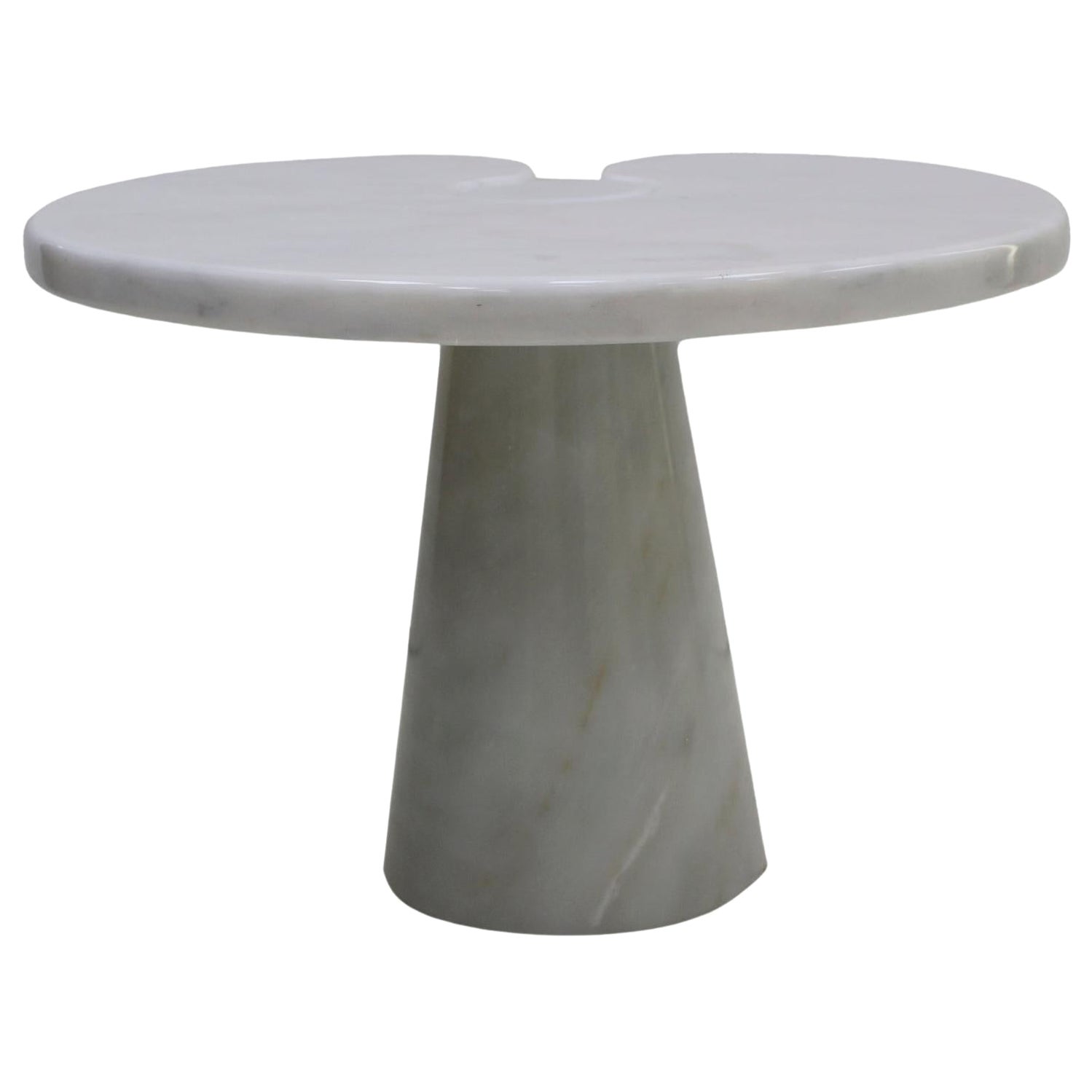 Angelo Mangiarotti Table d'appoint italienne en marbre The Modernity Eros