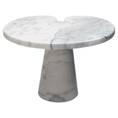 Vintage Angelo Mangiarotti Mid-Century Modern Serie Eros Marble Italian Side Table