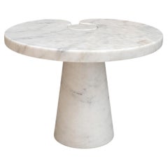 Angelo Mangiarotti Table d'appoint italienne en marbre The Modernity Eros