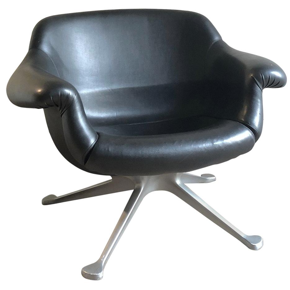 Angelo Mangiarotti Midcentury 1110 Lounge Chair, Cassina, 1963 For Sale