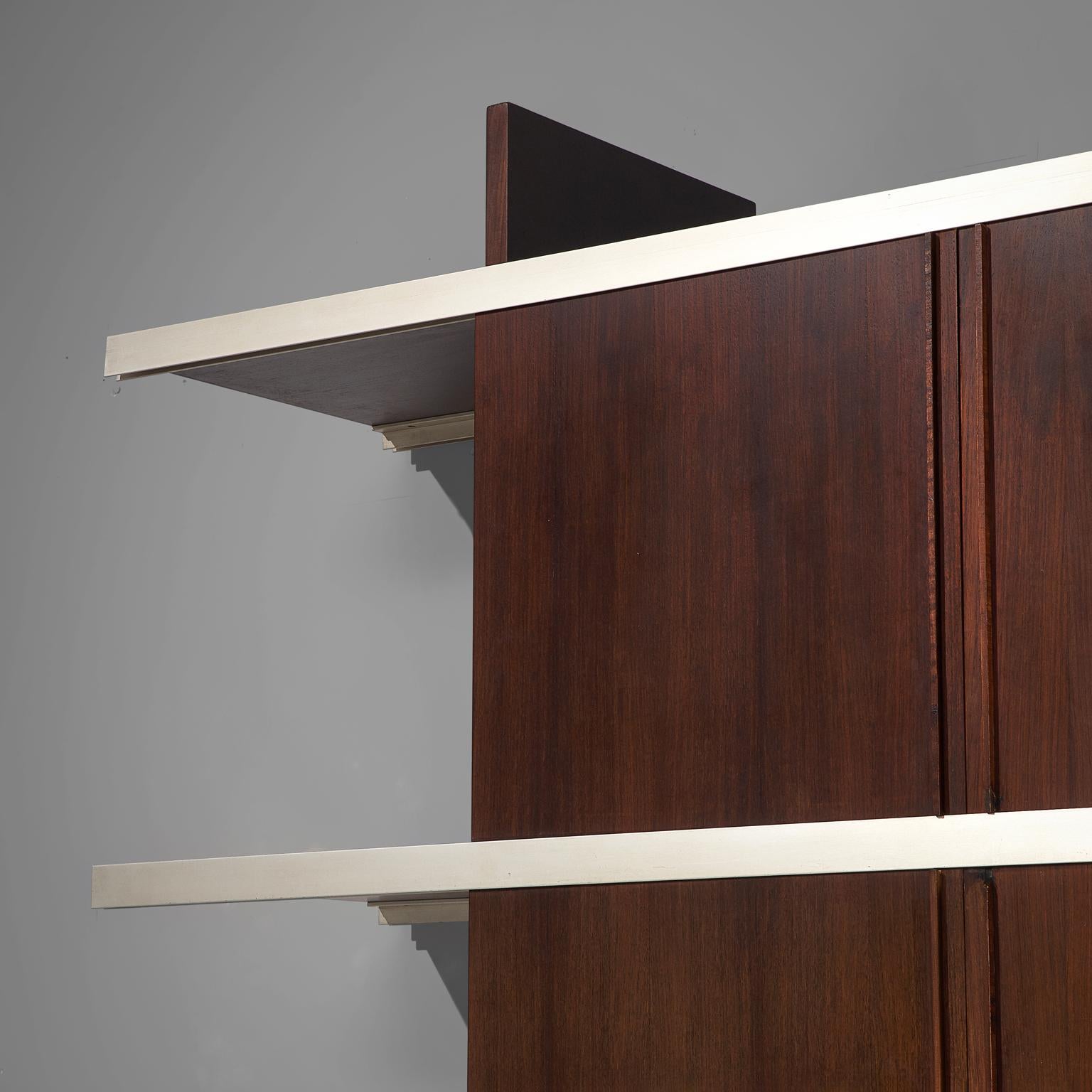 Mid-20th Century Angelo Mangiarotti Multi-use Cabinet with Sliding Doors 