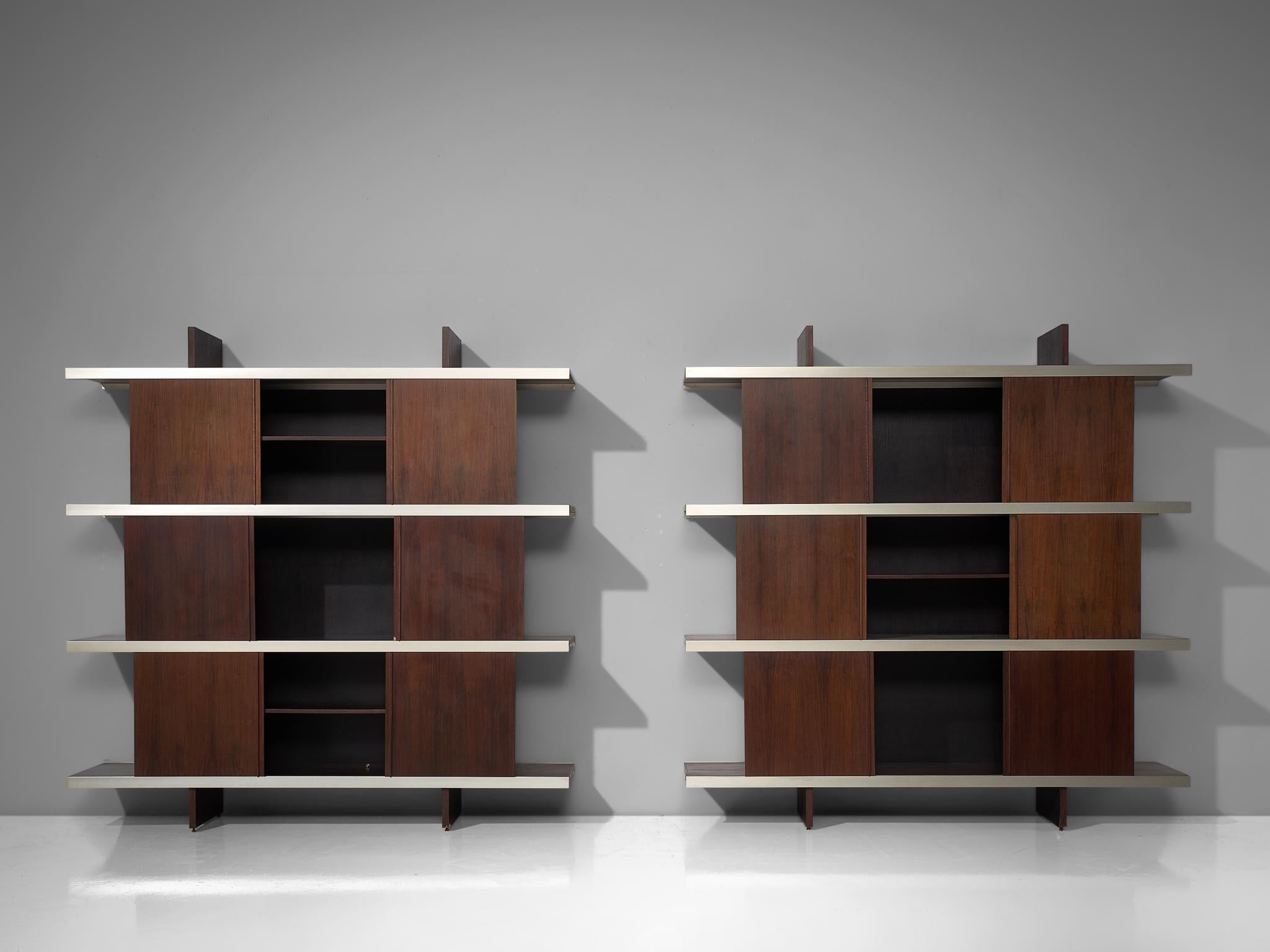 Meuble de rangement multiuse Angelo Mangiarotti avec portes coulissantes 6