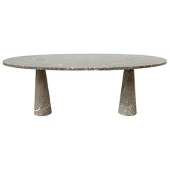 Angelo Mangiarotti Oval 'Eros' Marble Dining Table