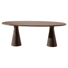 Table ovale Angelo Mangiarotti modèle M1 par Tisettanta, Italie, années 1970