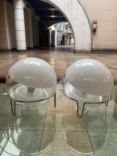 Angelo Mangiarotti, Pair of Lamp Known as "Sfera", circa 1978