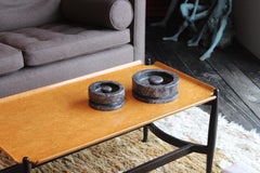 Angelo Mangiarotti Pair of Marble Bowls