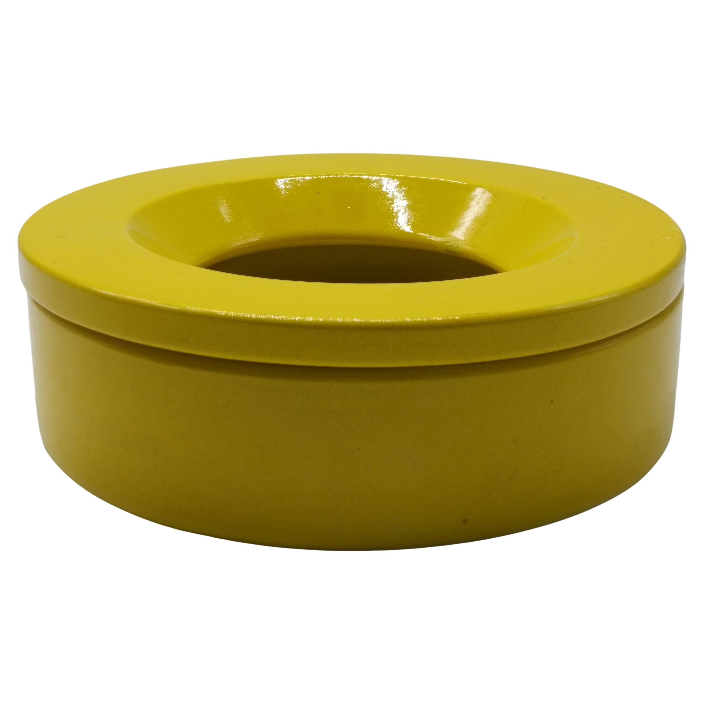 Angelo Mangiarotti per Danese Posacenere Giallo "Barbados", Italia 1960s