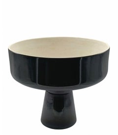 Angelo Mangiarotti per F.lli Brambilla Fioriera in Ceramica Marrone, Italia 1970