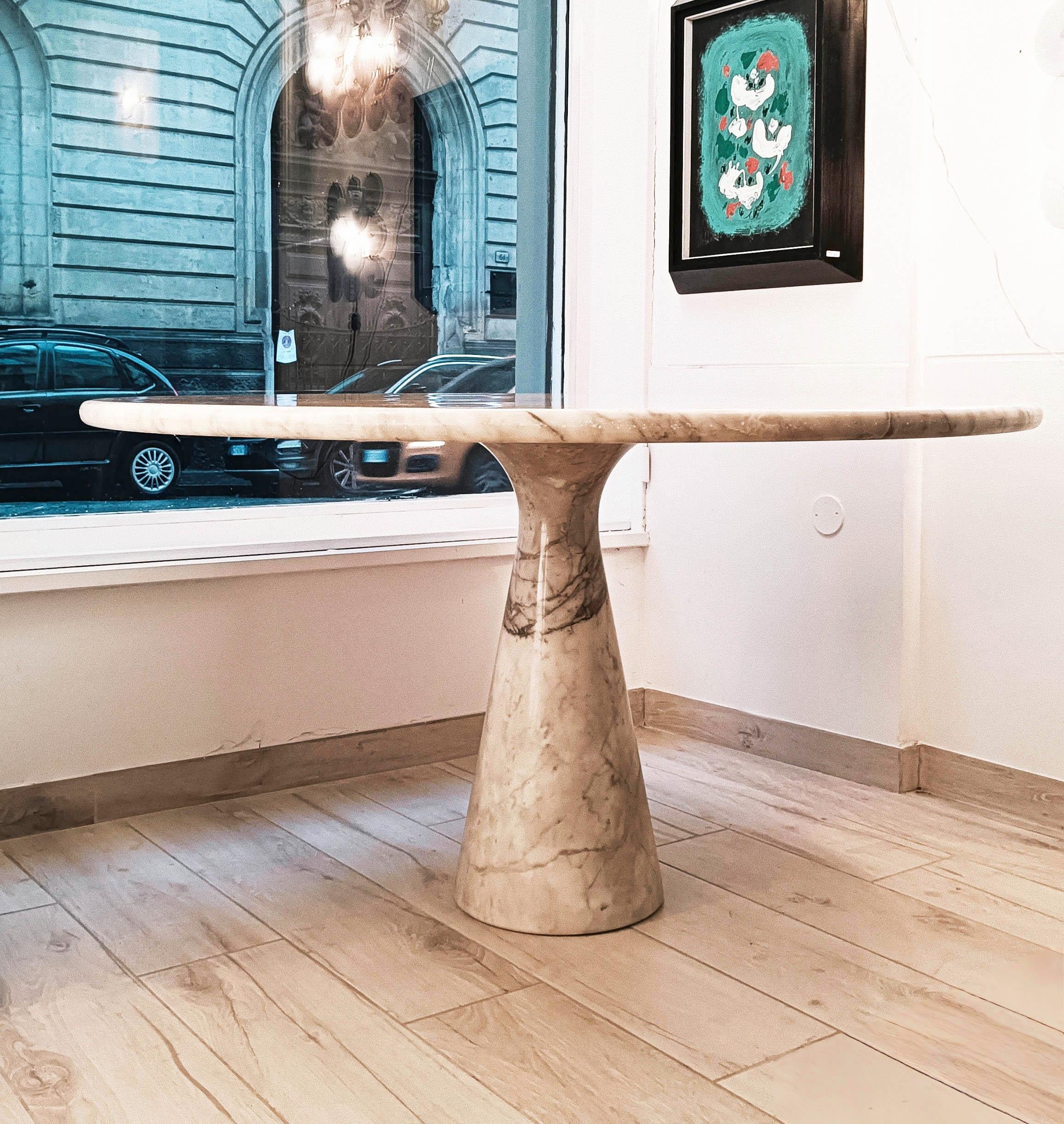 Mid-Century Modern Angelo Mangiarotti per Skipper Tavolo da Pranzo in Marmo 