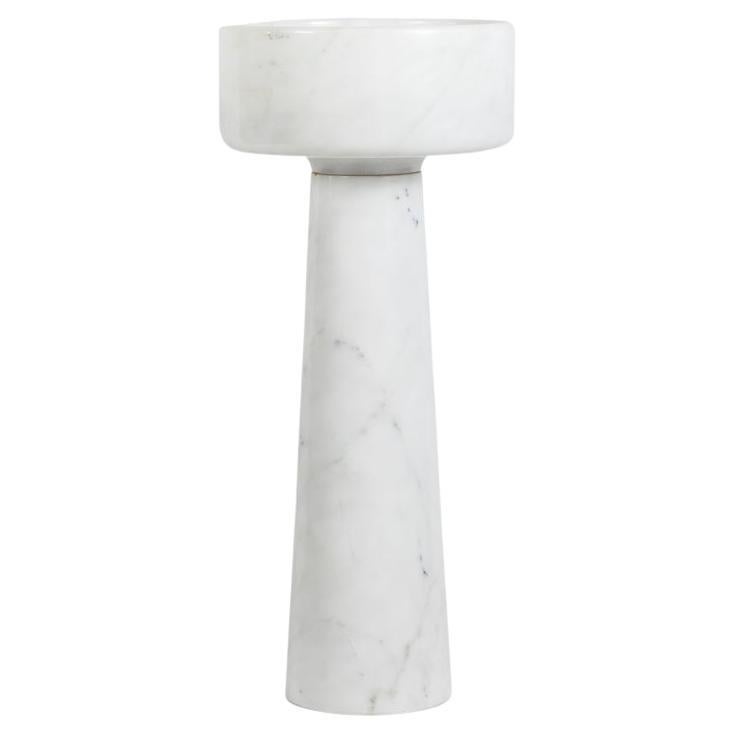 Angelo Mangiarotti pour Skipper, Planter in marble, 1970s