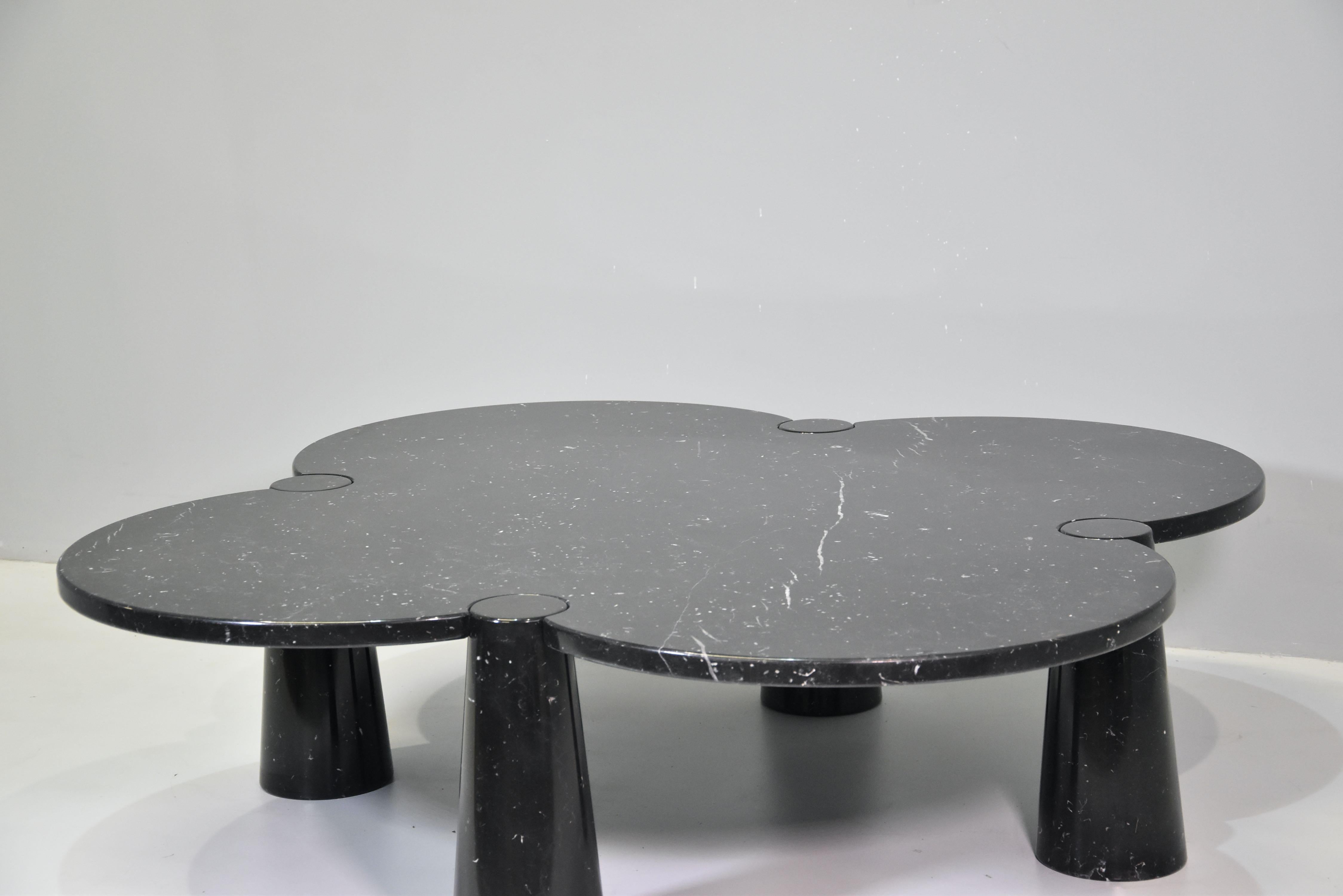 Mid-Century Modern Angelo Mangiarotti Quadrifoglio Coffee Table for Skipper, Italy, 1971