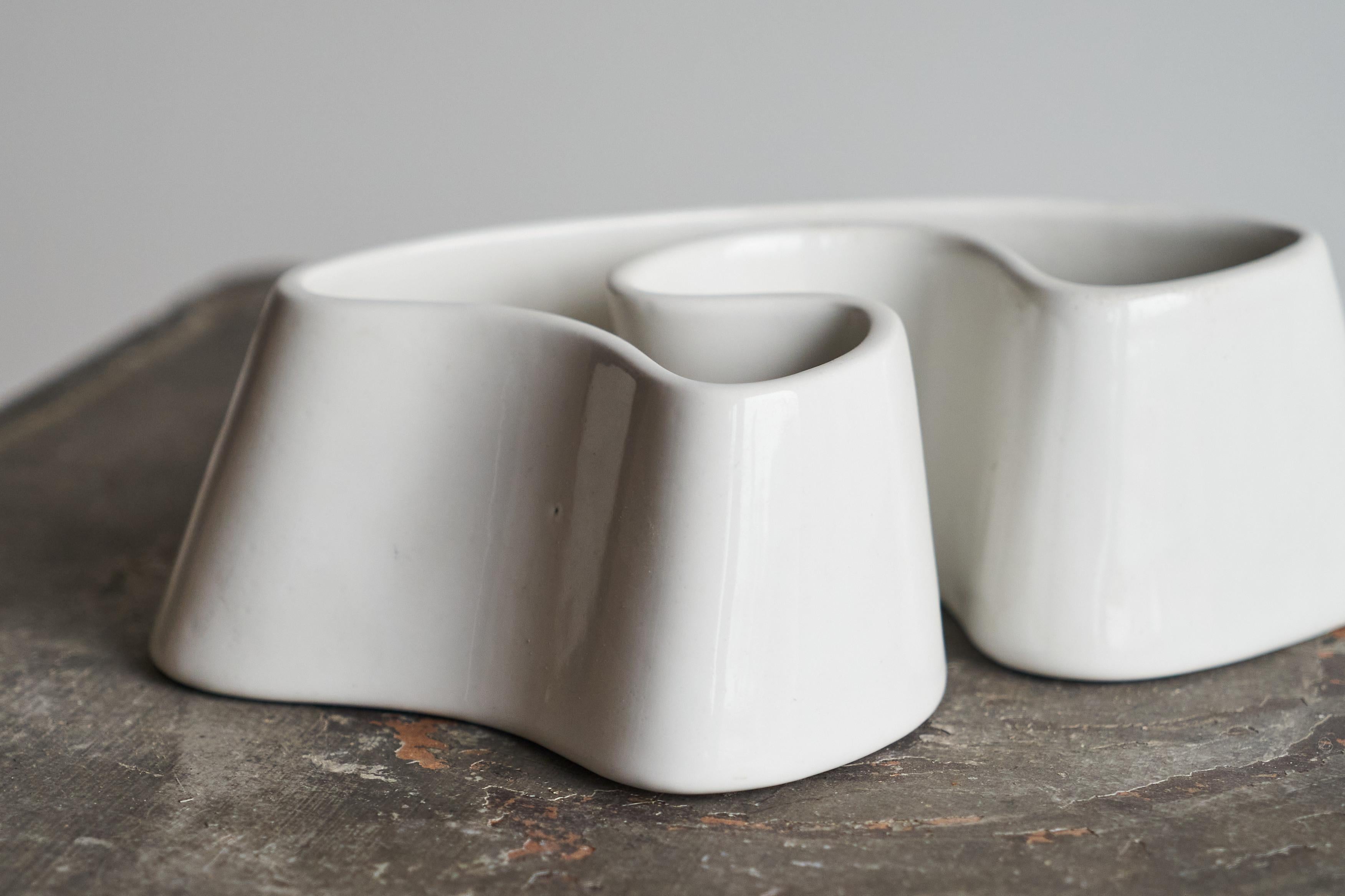 Angelo Mangiarotti Rare Ceramic Object 'Tremiti Formalibera' Danese Milano 1964 In Good Condition For Sale In Meer, VAN