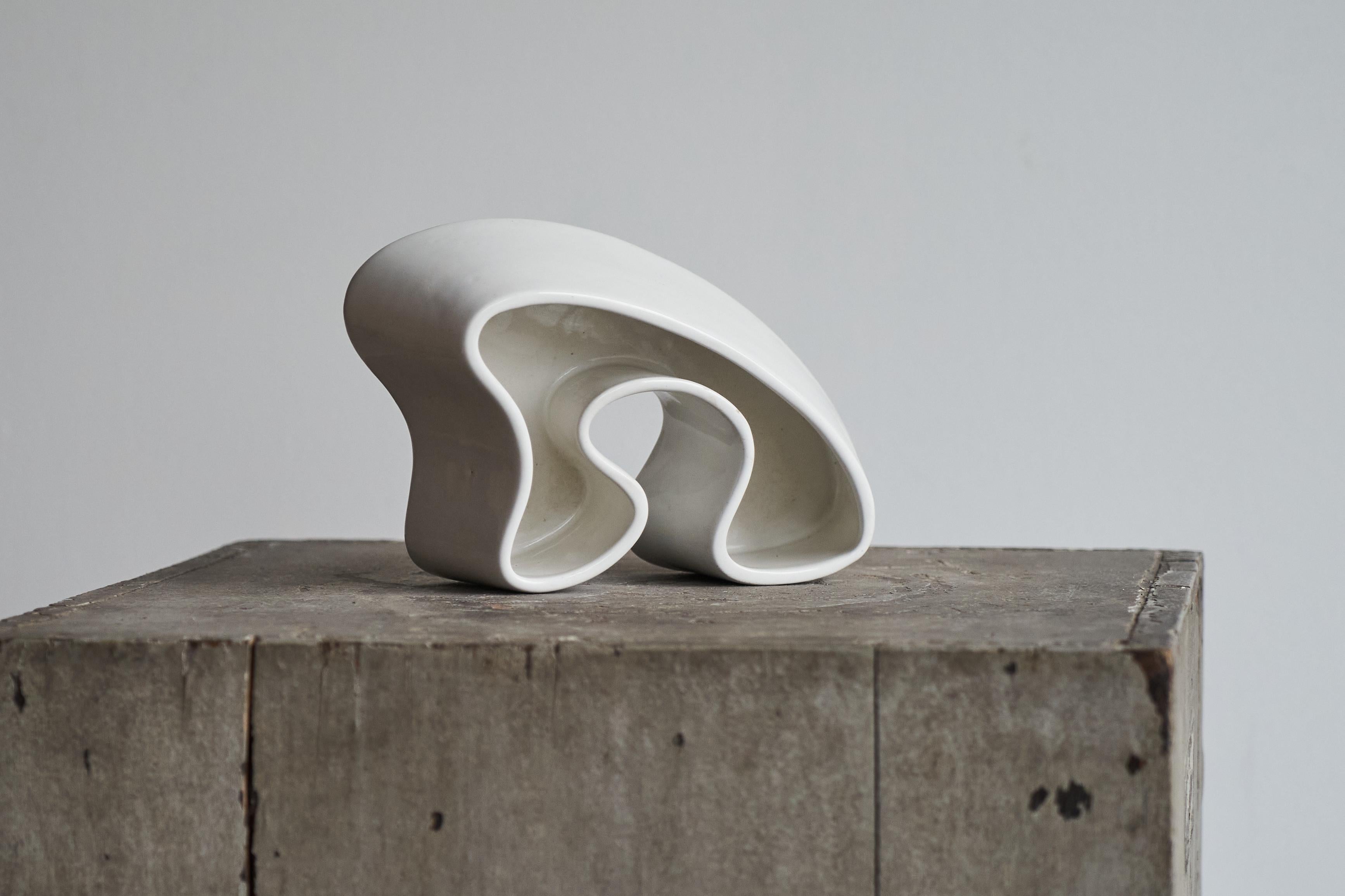 20th Century Angelo Mangiarotti Rare Ceramic Object 'Tremiti Formalibera' Danese Milano 1964 For Sale