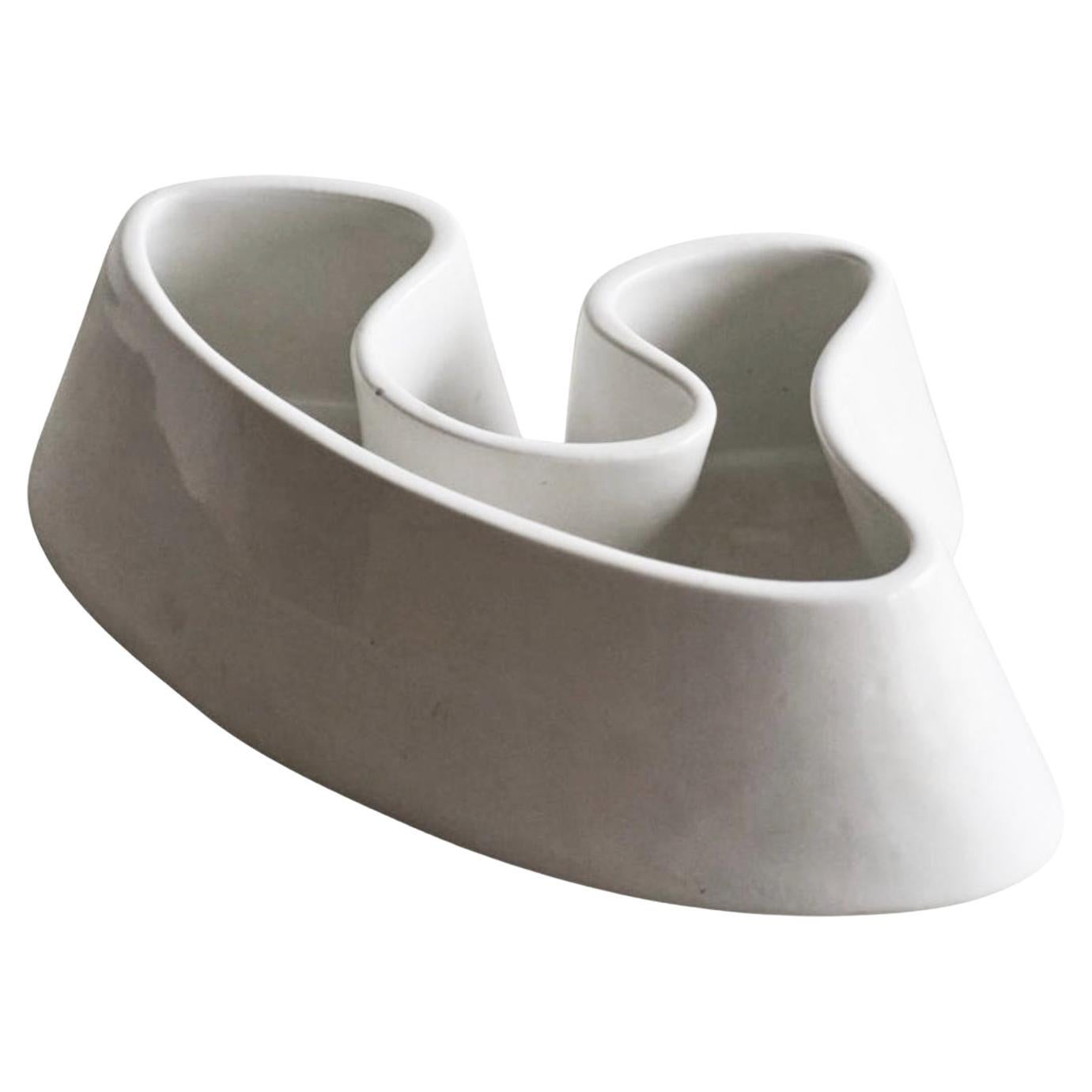 Angelo Mangiarotti, objet rare en céramique Tremiti Formalibera, Danese Milano, 1964