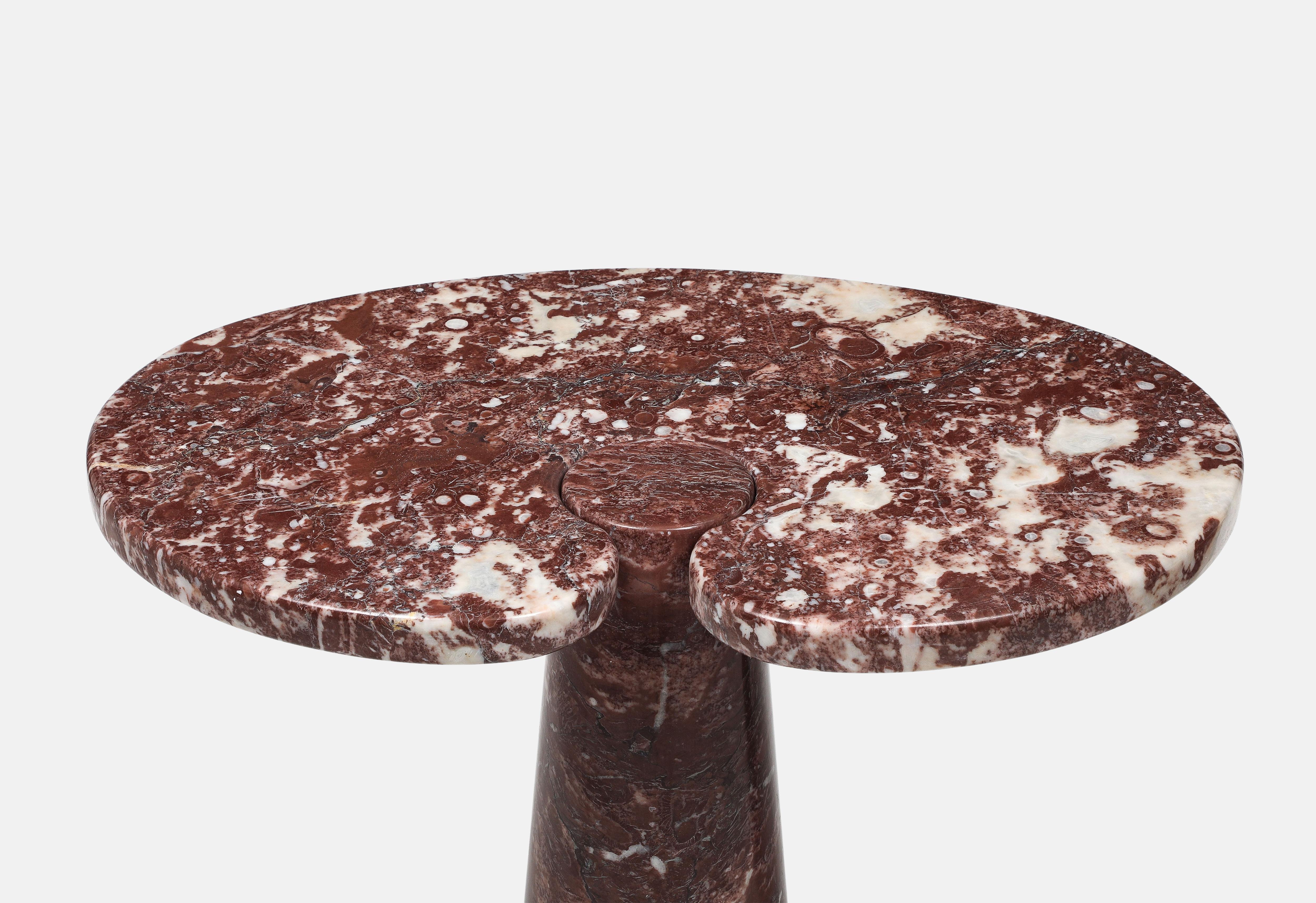 Angelo Mangiarotti Table d'appoint ou console en marbre rosso, 1971 en vente 3