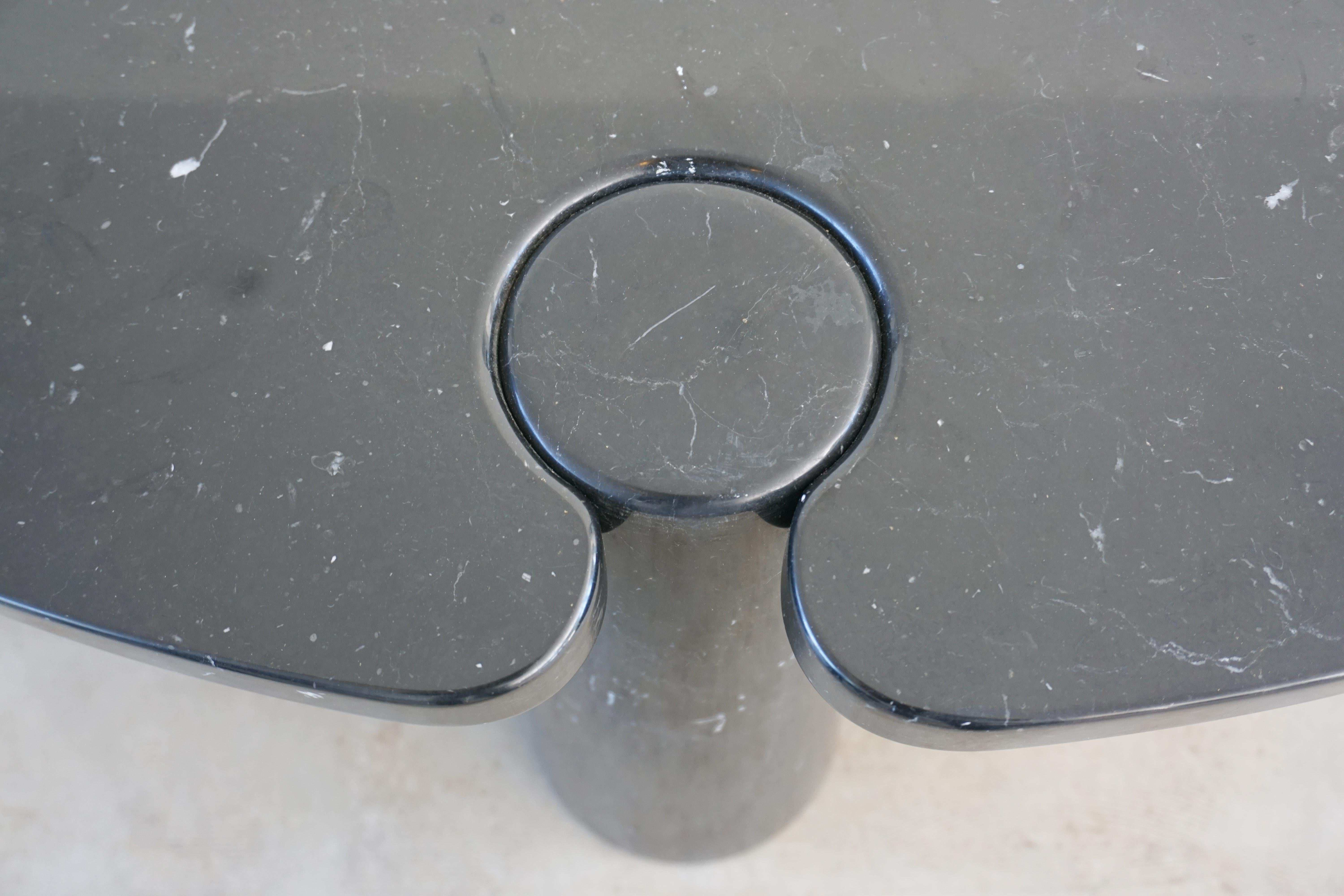 Angelo Mangiarotti Round Marble Eros Coffee Table 1