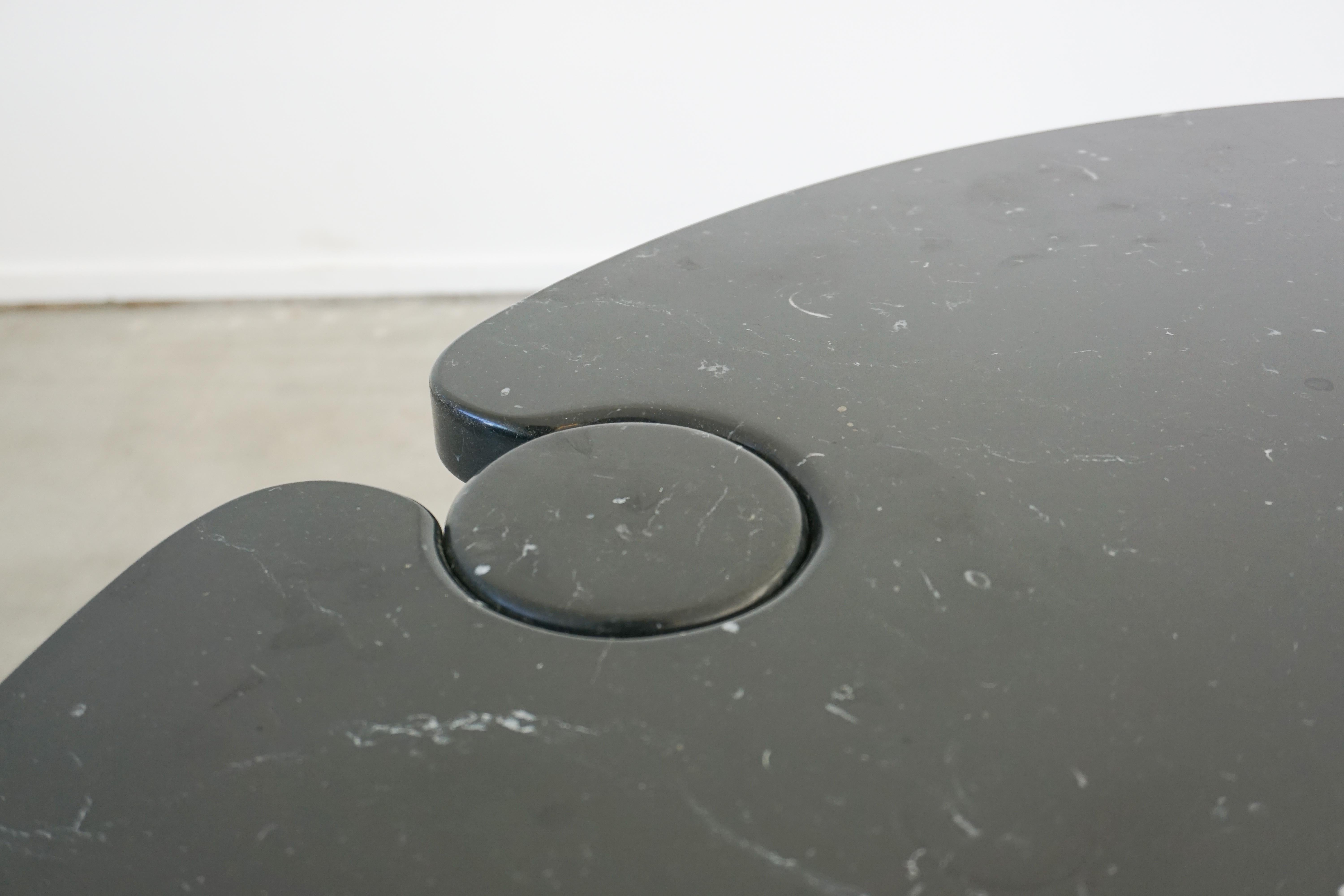Angelo Mangiarotti Round Marble Eros Coffee Table 2