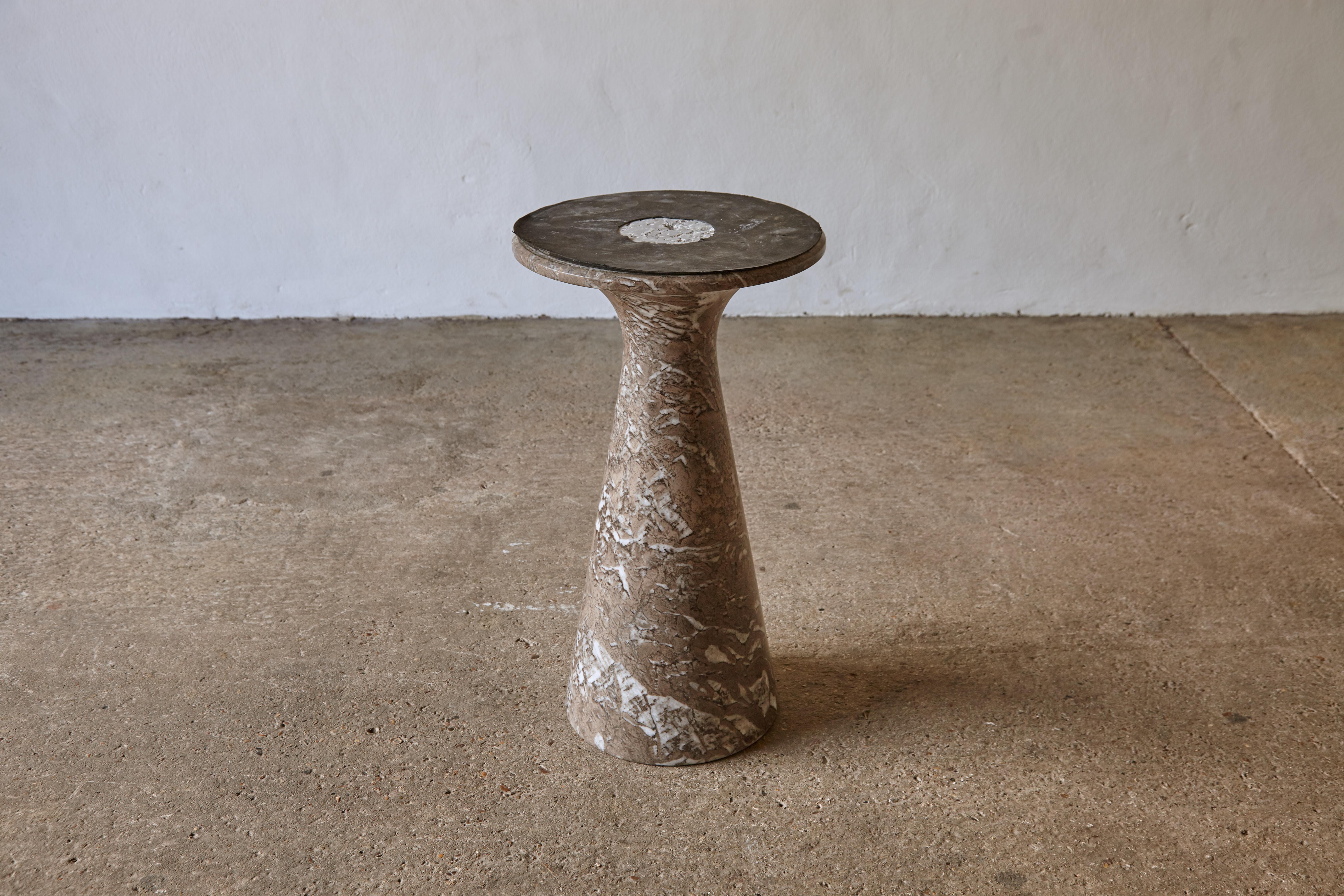 Table de salle à manger ronde en marbre M1 Angelo Mangiarotti, Italie, années 1960/70 8
