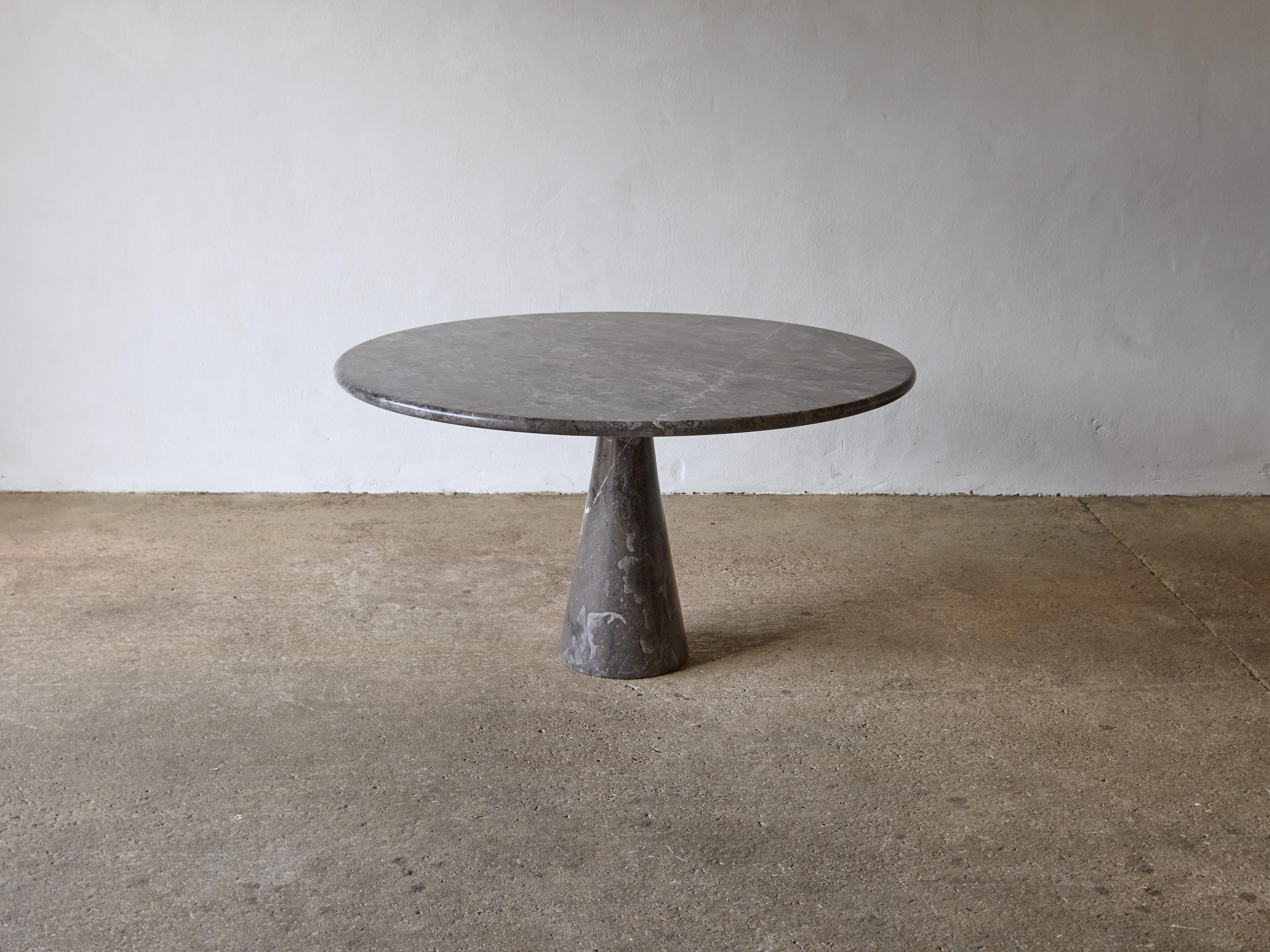 Angelo Mangiarotti Round Marble M1 Dining Table, Italy, 1960s/70s 11