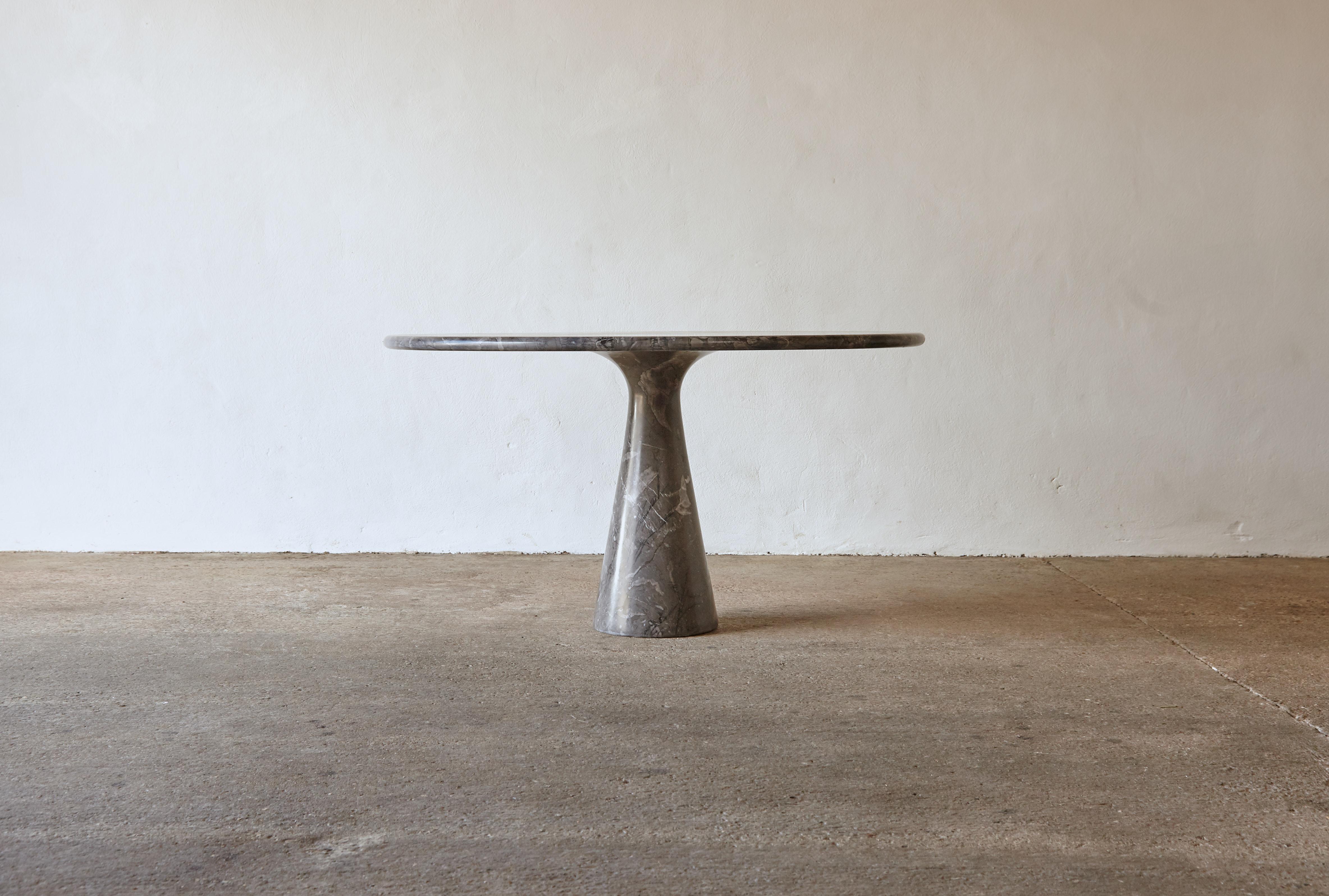 Angelo Mangiarotti Round Marble M1 Dining Table, Italy, 1960s/70s In Good Condition In London, GB