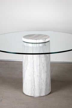 Angelo Mangiarotti Round Marble Table