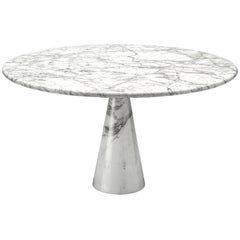 Angelo Mangiarotti Round Marble Table